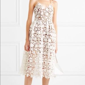 Azaelea Lace Fit & Flare Midi Dress